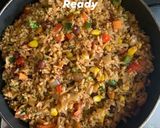 A picture of step 2 of Basmati Brown Rice Mexican Pulao.