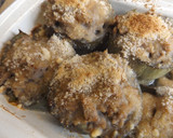 Foto del paso 4 de la receta: Alcachofas rellenas y gratinadas con galletas