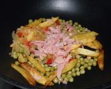 Foto del paso 3 de la receta: Revuelto Gramajo light en Wok