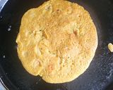 A picture of step 4 of Rolled oats chilla.