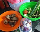 Foto langkah ke 1 dari resep Gulai santan ikan asap.