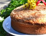 Foto del paso 4 de la receta: Torta de naranja con bagazo de coco y dulce de leche❤