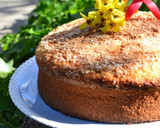 Foto del paso 4 de la receta: Torta de naranja con bagazo de coco y dulce de leche❤