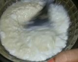 A picture of step 2 of Suji chilla.