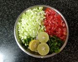 वेजी चिली चना (veg chili chana recipe in hindi) रेसिपी चरण 2 फोटो