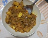 A picture of step 6 of Matar paneer.