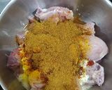 A picture of step 1 of Chicken curry.