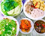 Hình bước làm 4 của món Mâm cơm gia đình thời Covid 19