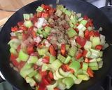 A picture of step 10 of Celery Gratin with Ham, Red Peppers, and Parmesan.