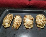 Foto del paso 5 de la receta: Berenjena rellena de pollo especiado