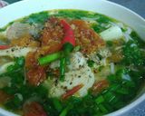 Hình bước làm 6 của món Bún cá điêu hồng