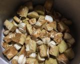 A picture of step 1 of Raw Jackfruit Curry.