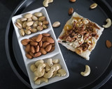 A picture of step 3 of Nuts on slice😉😋.