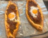 A picture of step 8 of Turkish Pide - Boat Pizza - so cool and kids will love it :).