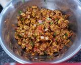 A picture of step 2 of Chana jor garam.