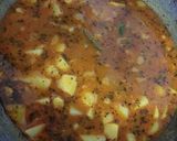 A picture of step 3 of Aloo puri.
