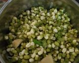 A picture of step 1 of Sprouts moong chila.