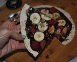 A picture of step 8 of Chocolate Pizza.