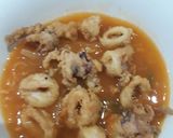 Foto langkah ke 4 dari resep Cumi tepung pedas manis.