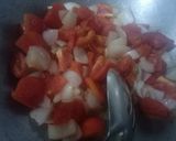 A picture of step 1 of Shahi paneer.