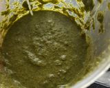 A picture of step 5 of Pudina and spinach chutney.