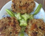 Hình bước làm 4 của món Onigiri chiên giòn (theo phiên bản onigiri nướng của Kana)