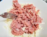 A picture of step 3 of Tofu and Cheese Meat Patties.