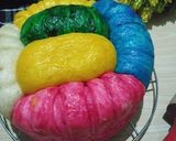Foto langkah ke 7 dari resep Wool Roll Bread Rainbow(Tanpa telur).