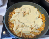 Foto del paso 3 de la receta: Revuelvo de soja texturizada con papas sin huevos