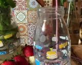 A picture of step 2 of Strawberry Coconut Milkshake with a hint of Mint.