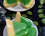 Foto langkah ke 6 dari resep Puding Pandan Lumut Mentega.