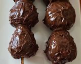 A picture of step 3 of Chocolate Dipped Strawberry With Walnuts.