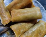 Foto langkah ke 3 dari resep Lumpia Cokelat Keju.
