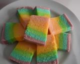 Foto langkah ke 7 dari resep Rainbow Steam Cake.