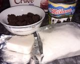 A picture of step 1 of Coco Choco nut truffles.