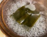 A picture of step 3 of Japanese Zousui (seasoned rice-porridge with fish).