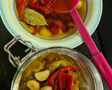 Foto del paso 4 de la receta: Escabeche agridulce (berenjena 🍆 pimiento 🫑 y ajo 🧄)