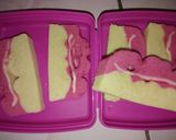 Foto langkah ke 7 dari resep Bolu Putih telur Kukus Merah Putih.