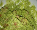 A picture of step 2 of Potato wedges guacamole, and sausages #4weekschallenge.