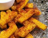 Foto del paso 5 de la receta: Palitos de maíz fritos con pimentón - ideales para dipear