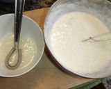 Foto del paso 1 de la receta Pastel de queso en amarillo, blanco y rosa