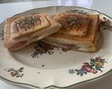 Une image de l'étape 4 de Croque monsieur italien.