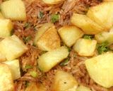 صورة لخطوة 3 من وصفة رز احمر مع البطاطا