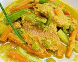 Foto langkah ke 4 dari resep Ikan Nila Acar Kuning Pete.