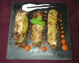Foto del paso 9 de la receta: Rollitos de col de carne mixta y crema de pimientos asados