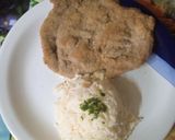 Foto del paso 1 de la receta: Milanesa de bondiola con arroz