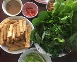 Hình bước làm 3 của món Đậu hủ cuốn (món chay)