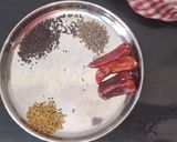 A picture of step 2 of Curd kadhi.