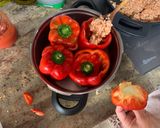 Foto del paso 4 de la receta: Pimientos rellenos de arroz