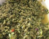 A picture of step 2 of Spinach and mushroom cannelloni.